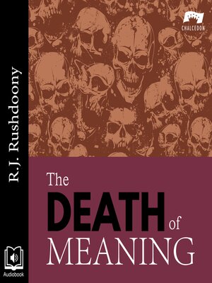 cover image of The Death of Meaning